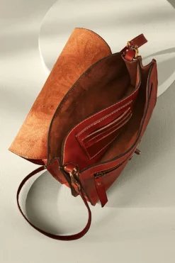 Soft Surroundings Handbags-Ada Embossed Leather Bag