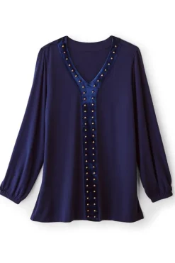 Soft Surroundings Tops-Adornment Top