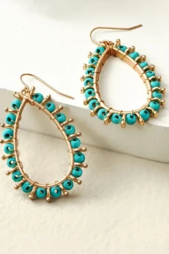 Soft Surroundings Jewelry|Earrings-Alea Beaded Hoop Earrings