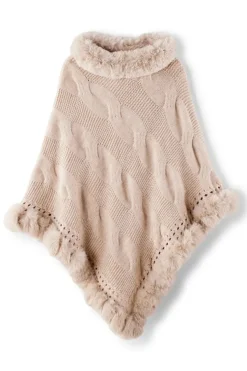 Soft Surroundings Scarves & Wraps-Alexi Cable Knit Poncho