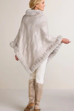 Soft Surroundings Scarves & Wraps-Alexi Cable Knit Poncho