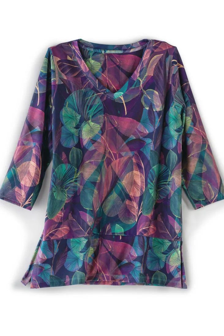 Soft Surroundings Tops-Alila 3/4 Sleeve Tunic