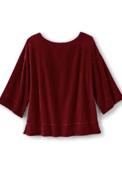 Soft Surroundings Tops-Aria Velvet Top