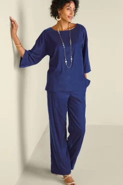 Soft Surroundings Tops-Aria Velvet Top