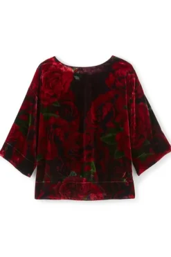 Soft Surroundings Tops-Aria Velvet Top