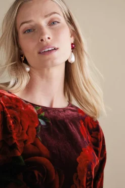 Soft Surroundings Tops-Aria Velvet Top