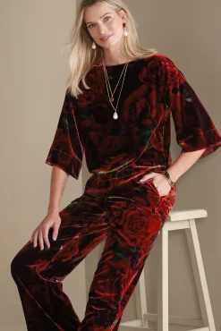 Soft Surroundings Tops-Aria Velvet Top