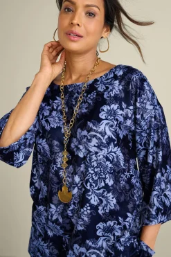 Soft Surroundings Tops-Aria Velvet Top