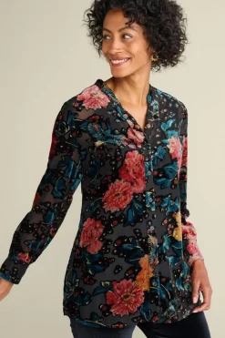 Soft Surroundings Tops-Autumn Velvet Tunic