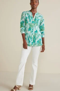 Soft Surroundings Tops-Baroque Top & Cami