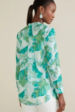 Soft Surroundings Tops-Baroque Top & Cami