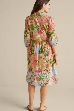Soft Surroundings Dresses-Bellicia Embroidered Midi Dress