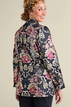 Soft Surroundings Jackets & Coats-Branca Jacquard Jacket