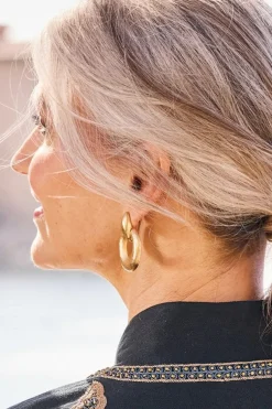 Soft Surroundings Jewelry|Earrings-Cara Hammered Hoop Earrings