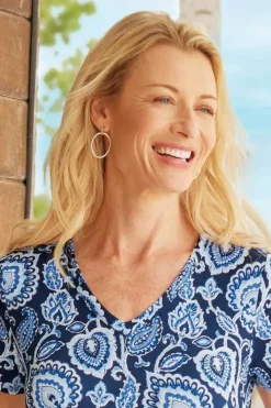 Soft Surroundings Jewelry|Earrings-Cassini Hoop Earring