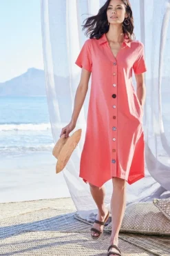 Soft Surroundings Dresses-Danielle Button Dress