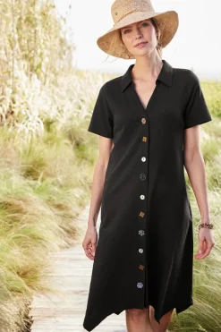 Soft Surroundings Dresses-Danielle Button Dress