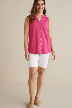 Soft Surroundings Tops|Tunics & Leggings-Danielle Sleeveless Tunic