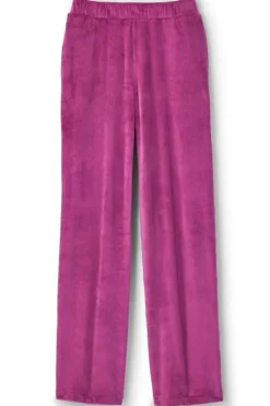 Soft Surroundings Pants-Dixie Velour Wide Leg Pants