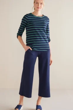 Soft Surroundings Pants-Fina French Terry Crop Pants