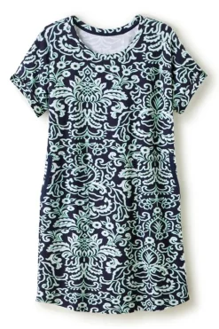 Soft Surroundings Dresses-Fina French Terry Short Dress