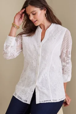 Soft Surroundings Tops-Fiori Top