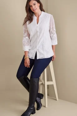 Soft Surroundings Tops-Fiori Top