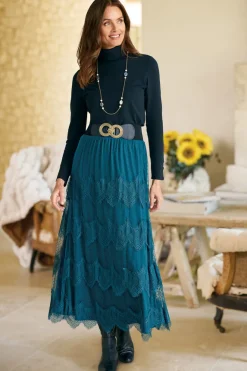 Soft Surroundings Skirts-Frederica Lace Maxi Skirt