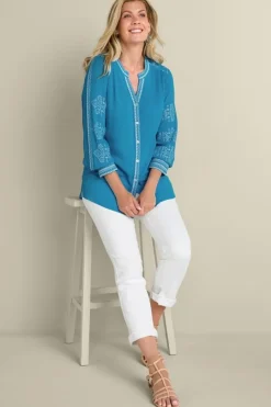Soft Surroundings Tops|Tunics & Leggings-Imane Gauze Tunic
