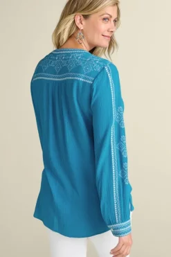 Soft Surroundings Tops|Tunics & Leggings-Imane Gauze Tunic