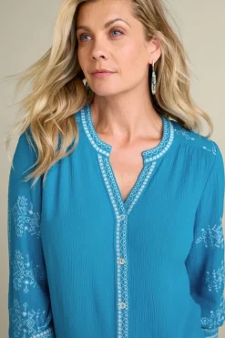Soft Surroundings Tops|Tunics & Leggings-Imane Gauze Tunic
