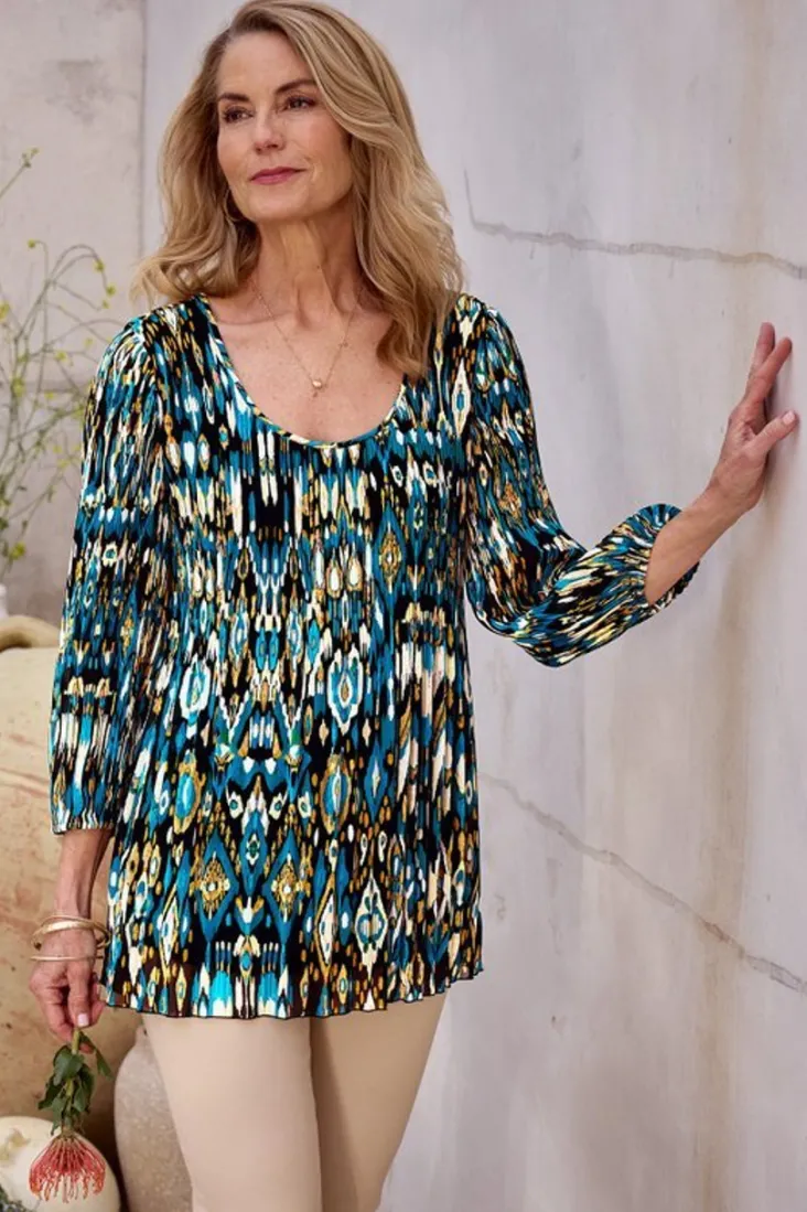 Soft Surroundings Tops|Tunics & Leggings-Imrie 3/4 Sleeve Tunic