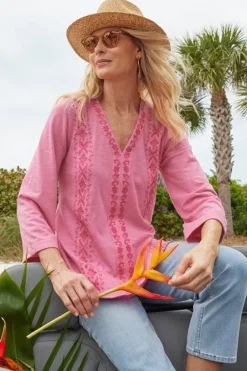 Soft Surroundings Tops|Tunics & Leggings-Ingrid Embroidered Tunic