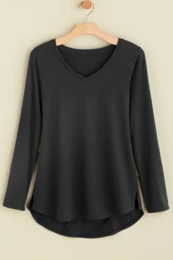 Soft Surroundings Tops-Isabel Pima Long Sleeve Tee
