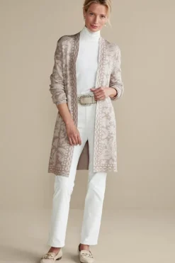Soft Surroundings Tops|Sweaters & Cardigans-Ivy Shimmer Long Cardigan