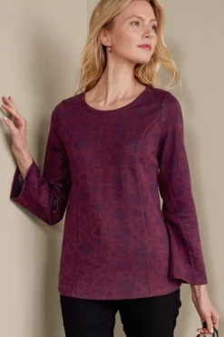 Soft Surroundings Tops-Jeri Jacquard Top
