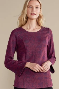 Soft Surroundings Tops-Jeri Jacquard Top