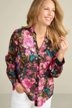 Soft Surroundings Tops-Josie Shimmer Shirt