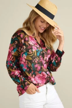 Soft Surroundings Tops-Josie Shimmer Shirt