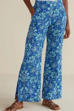 Soft Surroundings Pants-Khulani Wide Leg Gauze Pants