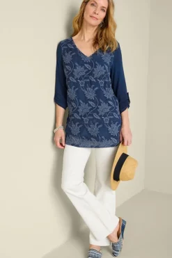 Soft Surroundings Tops|Tunics & Leggings-Kimbra Embroidered Tunic