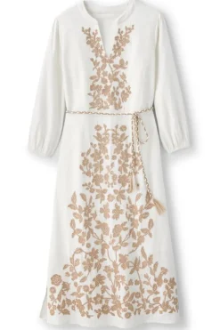 Soft Surroundings Dresses-Kimora Embroidered Midi Dress