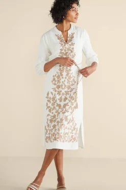 Soft Surroundings Dresses-Kimora Embroidered Midi Dress