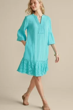 Soft Surroundings Dresses-Kiona Gauze Short Dress