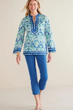 Soft Surroundings Tops-Kirti Ikat Tunic