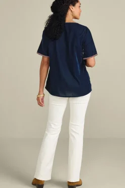 Soft Surroundings Tops-Lilian Velvet Top