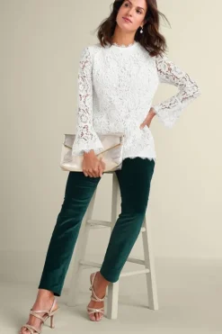 Soft Surroundings Tops-Lilith Lace Top