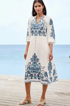 Soft Surroundings Dresses-Louise Midi Dress