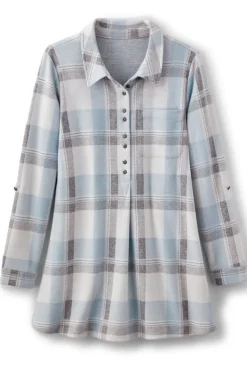 Soft Surroundings Tops-Mad About Plaid Top