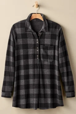 Soft Surroundings Tops|Tunics & Leggings-Mad About Plaid Tunic